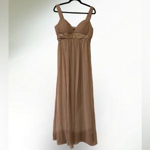 Ever Pretty Formal Nude Beaded chiffon Dress.